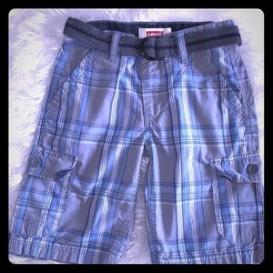 **HP**Plaid Design Levi's Golf Shorts